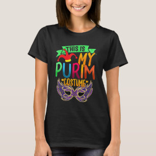 Camiseta Este É O Meu Figurino Judeu Feliz Purim Holida