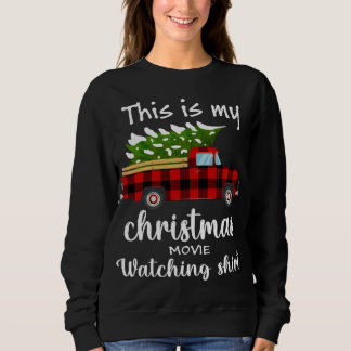 Camiseta Este É O Meu Filme De Natal A Ver Caminhão Vermelh