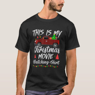 Camiseta Este É O Meu Filme De Natal A Ver O Truc Da Árvore