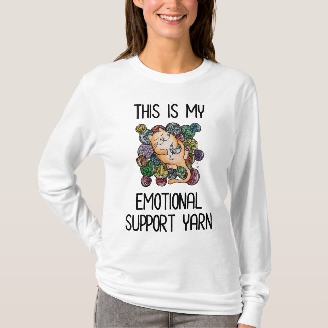 Camiseta Este É O Meu Fio De Apoio Emocional (Frente)