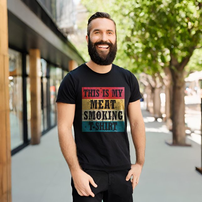 Camiseta Este é o meu fumo de carne (Criador carregado)