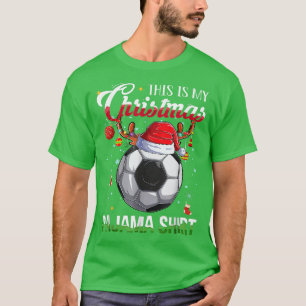 Camiseta Este é o meu futebol de Natal, Xmas Lights