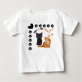 Camiseta Este É O Meu Gato Da Família