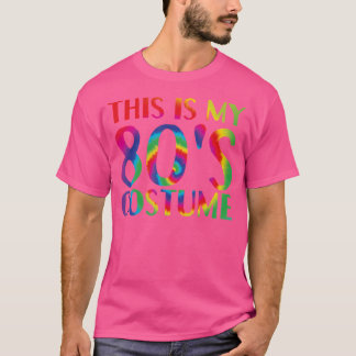 Camiseta Este É o Meu Halloween dos Anos 80 Fácil Cosplay P
