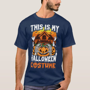 Camiseta Este É O Meu Halloween Figurume Pumpkin Scary Hall