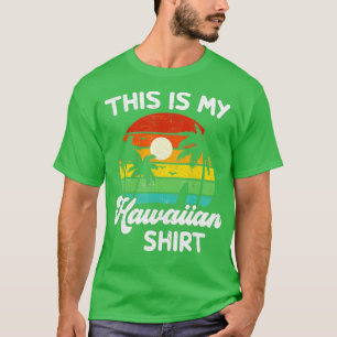 Camiseta Este é o meu Hawaiian Aloha Hawaii para as Mulhere