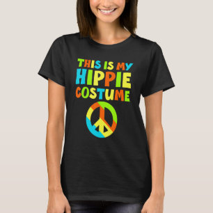 Camiseta Este é o meu Hippie Costume 60 e 70 Hippie