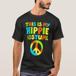 Camiseta Este é o meu Hippie Costume 60 e 70 Hippie