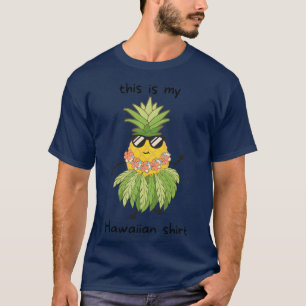 Camiseta Este É O Meu Hula Emeleu Havaiano Dançando Luau Ha