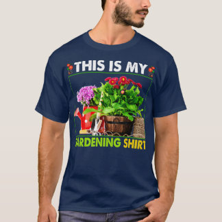 Camiseta Este É O Meu Jardinagem