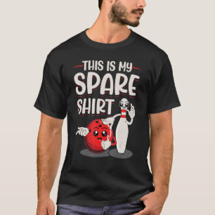 Camiseta Este É O Meu Jogador De Boliche De Sobresselente.