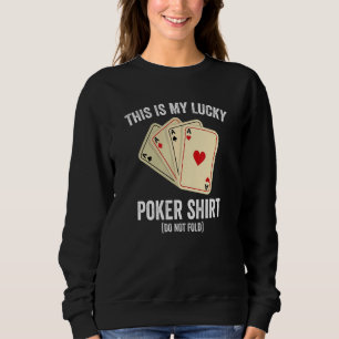 Camiseta Este É O Meu Jogador De Cartas De Poker Sortudo