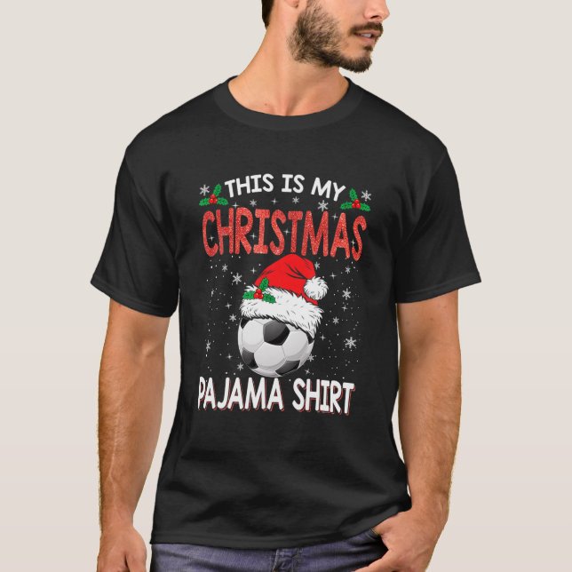 Camiseta Este É O Meu Jogo De Natal Pajama Para Rapazes, Ad (Frente)