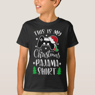 Camiseta Este É O Meu Jogo De Vídeo Engraçado Do Pajama De 