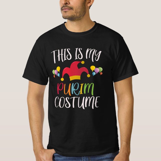 Camiseta Este é o meu Judeu Enriquecido Costume de Purim (Frente)