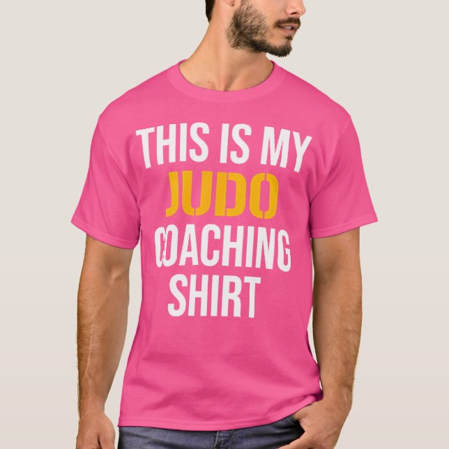 Camiseta Este É O Meu Judo Coaching (Frente)