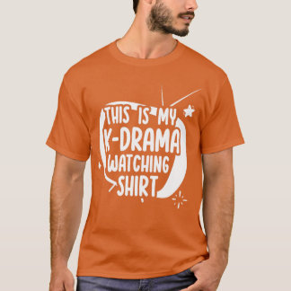 Camiseta Este é o meu KDrama assistindo