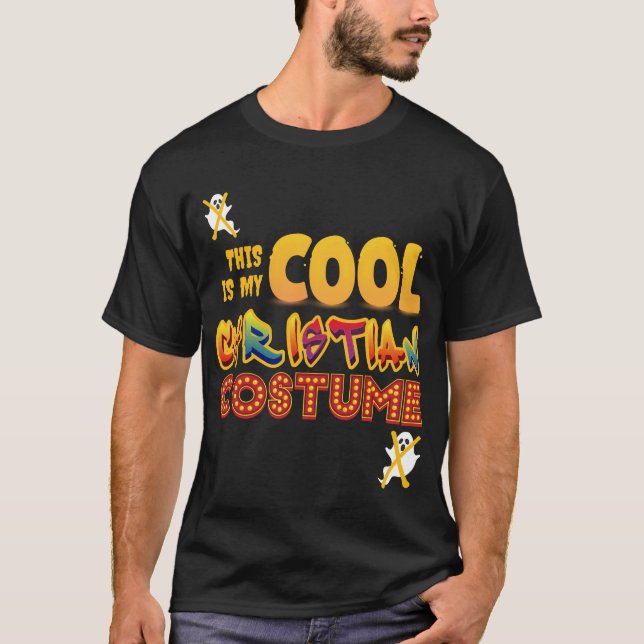 Camiseta Este É O Meu LEGAL Halloween CRISTIAN (Frente)