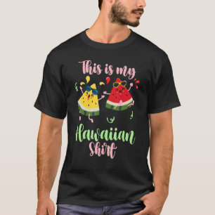 Camiseta Este É O Meu Luau Havaiano Aloha Hawaii Beach Wate