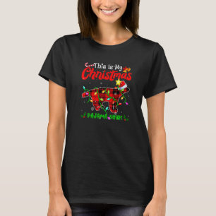 Camiseta Este É O Meu Malfeitor De Natal Pajama Buffalo P