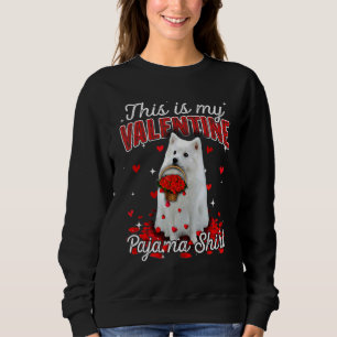 Camiseta Este É O Meu Namorados Pajama Americano Eskimo Dog