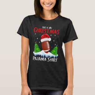 Camiseta Este É O Meu Natal De Futebol Do Pajama