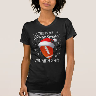 Camiseta Este É O Meu Natal De Futebol Do Pajama Me Bota