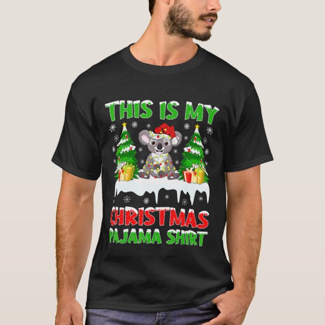 Camiseta Este É O Meu Natal Koala Christmas (Frente)