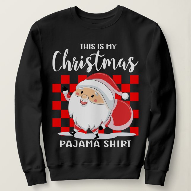 Camiseta Este é o meu Natal Pajama (Frente do Design)