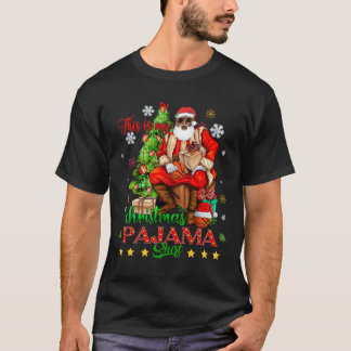 Camiseta Este É O Meu Natal Pajama Afro-Americano