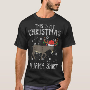 Camiseta Este é o meu Natal Pajama Donkey Xmas PJs Pajam