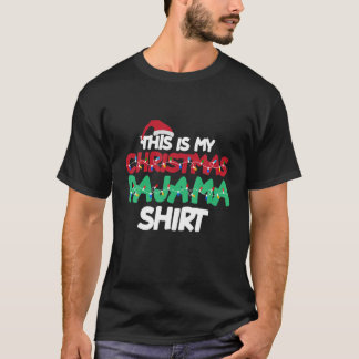 Camiseta Este É O Meu Natal Pajama Engraçado Natal