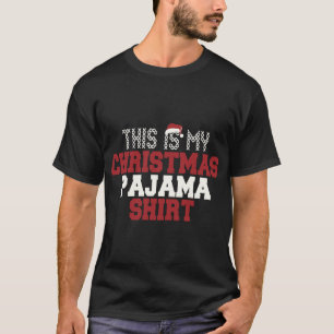 Camiseta Este É O Meu Natal Pajama Engraçados Papais noeis 