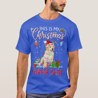 Camiseta Este é o meu Natal Pajama Labrador Christmas Li