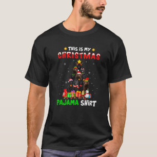 Camiseta Este É O Meu Natal Pajama Newfound Dog Xmas