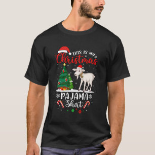 Camiseta Este É O Meu Natal Pajama Shirt Tree Light Xmas
