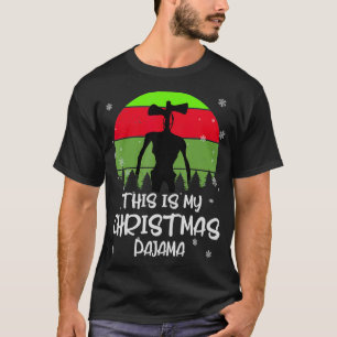Camiseta Este é o meu Natal Pajama Siren Head Creature Co