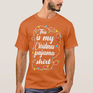 Camiseta Este É O Meu Natal Pajama Xmas Luz Engraçada Hol