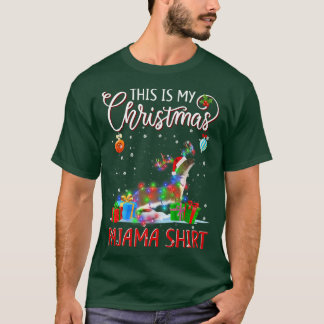 Camiseta Este é o Meu Natal Pijama Luzes de Natal de Lontr