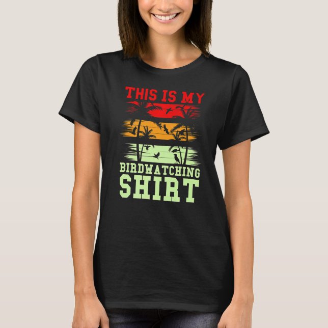 Camiseta Este É O Meu Observador De Aves (Frente)