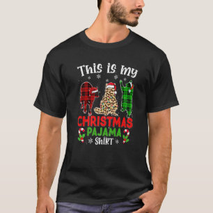 Camiseta Este É O Meu Pai De Natal, Os Animais Do Raccoon L