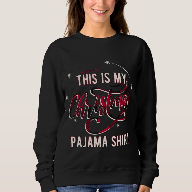 Camiseta Este É O Meu Pajama De Natal (Frente)