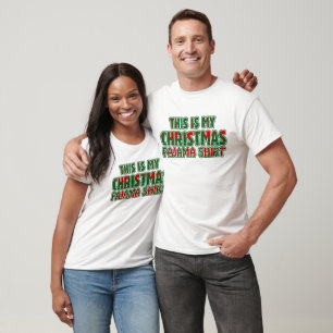 Camiseta Este É O Meu Pajama De Natal