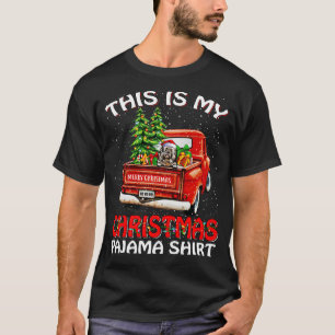 Camiseta Este É O Meu Pajama De Natal, Shirt Sheepdog Truck
