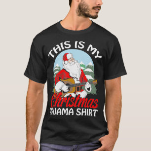 Camiseta Este É O Meu Papai noel De Violão De Natal