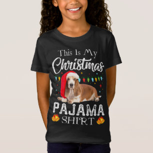 Camiseta Este é o meu Papais noeis de Natal do Pajama Basse