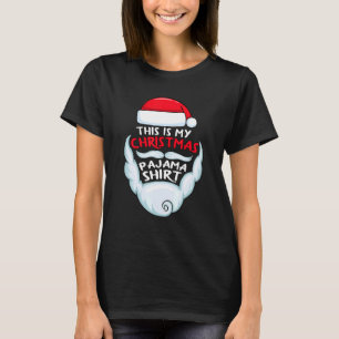 Camiseta Este É O Meu Papais noeis De Natal Do Pajama Xmas 