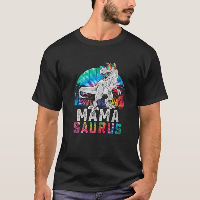 Camiseta Este É O Meu Paraíso De Natal, Dinossaur Xmas Tree (Frente)