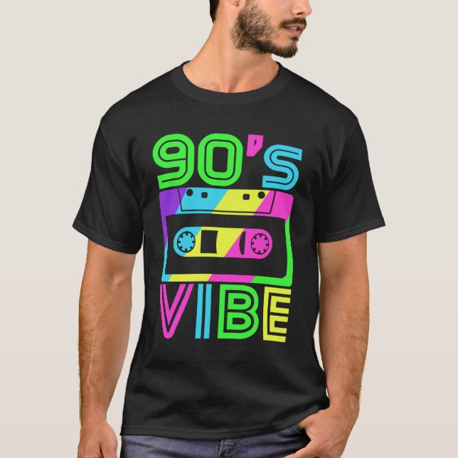 Camiseta Este é o meu partido de 90s Vibe Tee anos 80 90 (Frente)