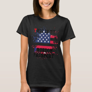 Camiseta Este É O Meu Passaporte De Liberdade